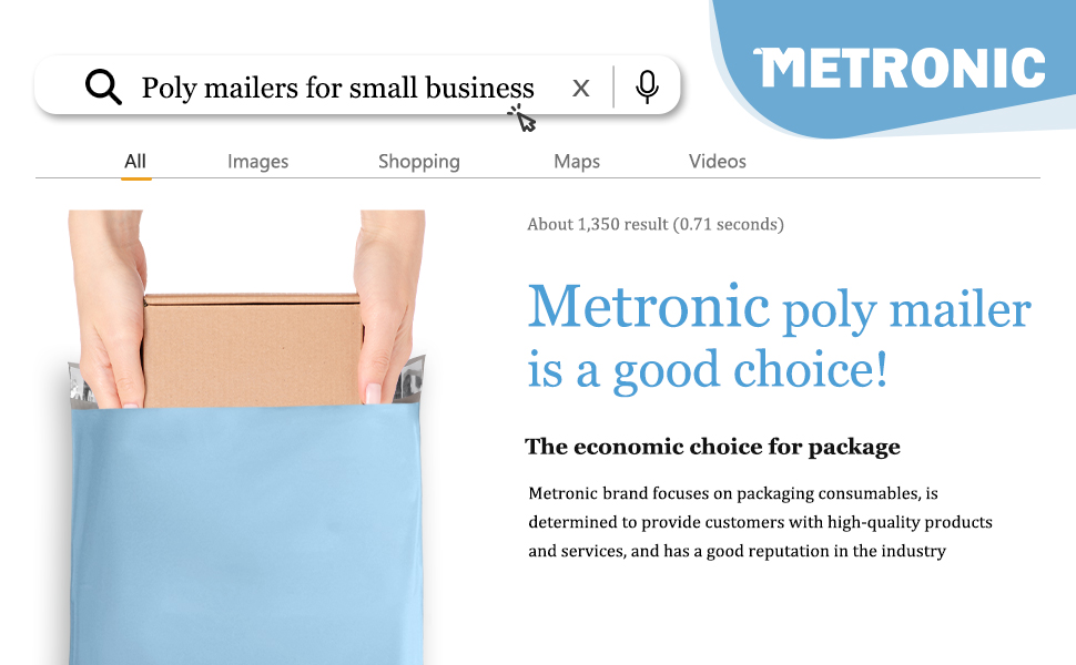 Metronic Poly Mailers 12x15.5