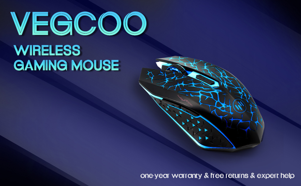 wireless gaming mouse for C12 blue