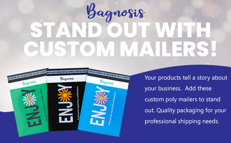 Custom Mailers, poly mailers, shipping bags, envelope mailers, packaging bags