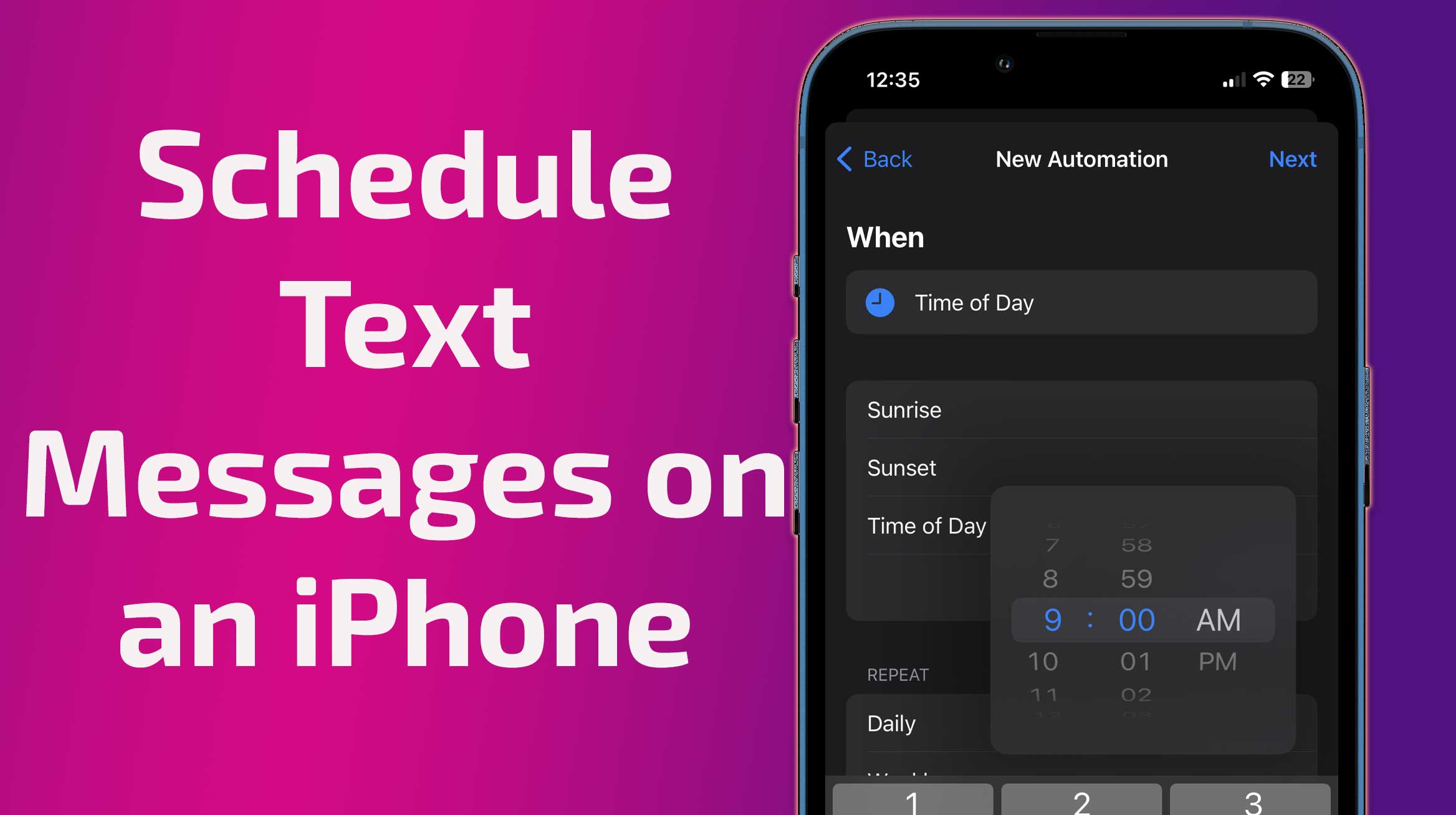 Here's how to easily schedule Text Messages on Your iPhone mailinvest