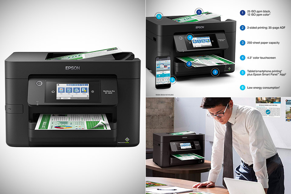 Dont Pay 220 Get An Epson Workforce Pro Wf 4820 Wireless Color Inkjet All In One Printer For 5251