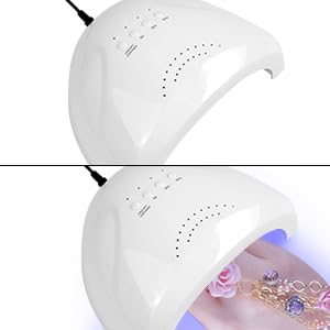  nail polish kit with uv light led uv nail lamp 