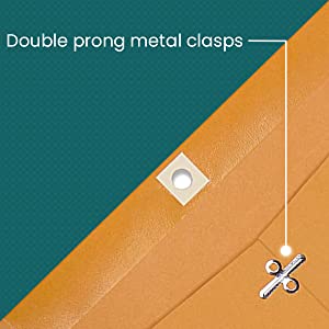 Double prong metal clasps